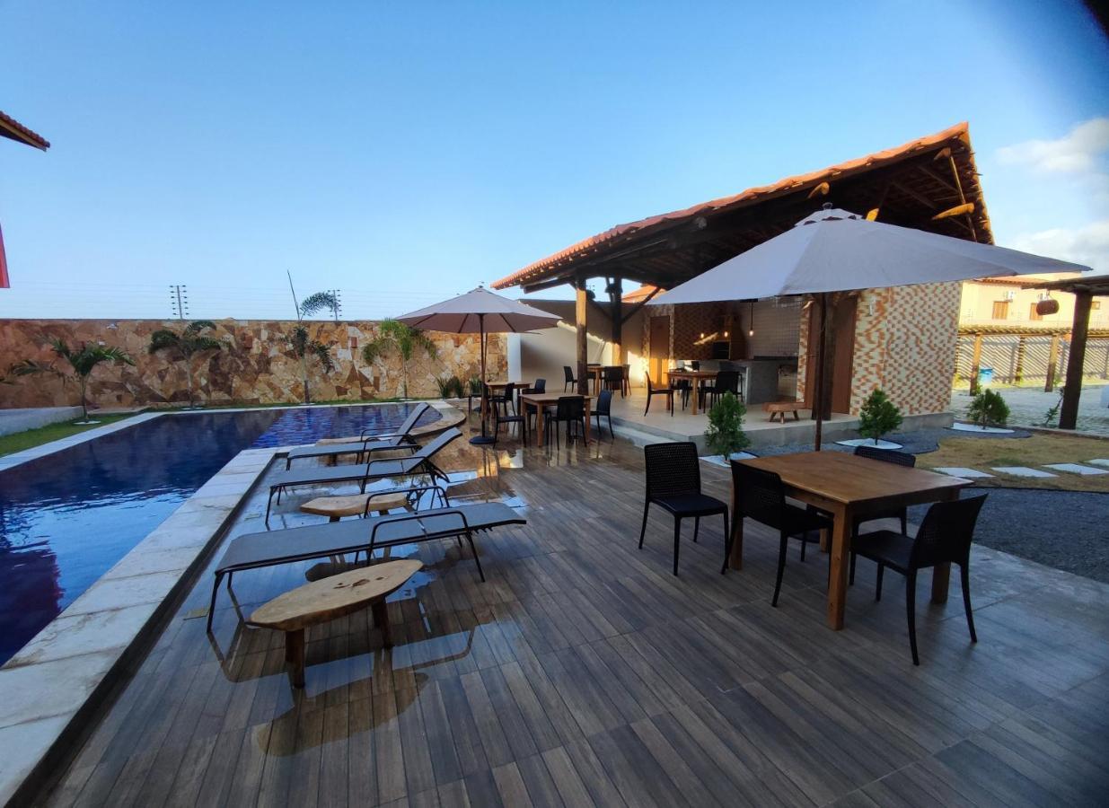 Casa Na Praia Com Piscina Luis Correia Bagian luar foto