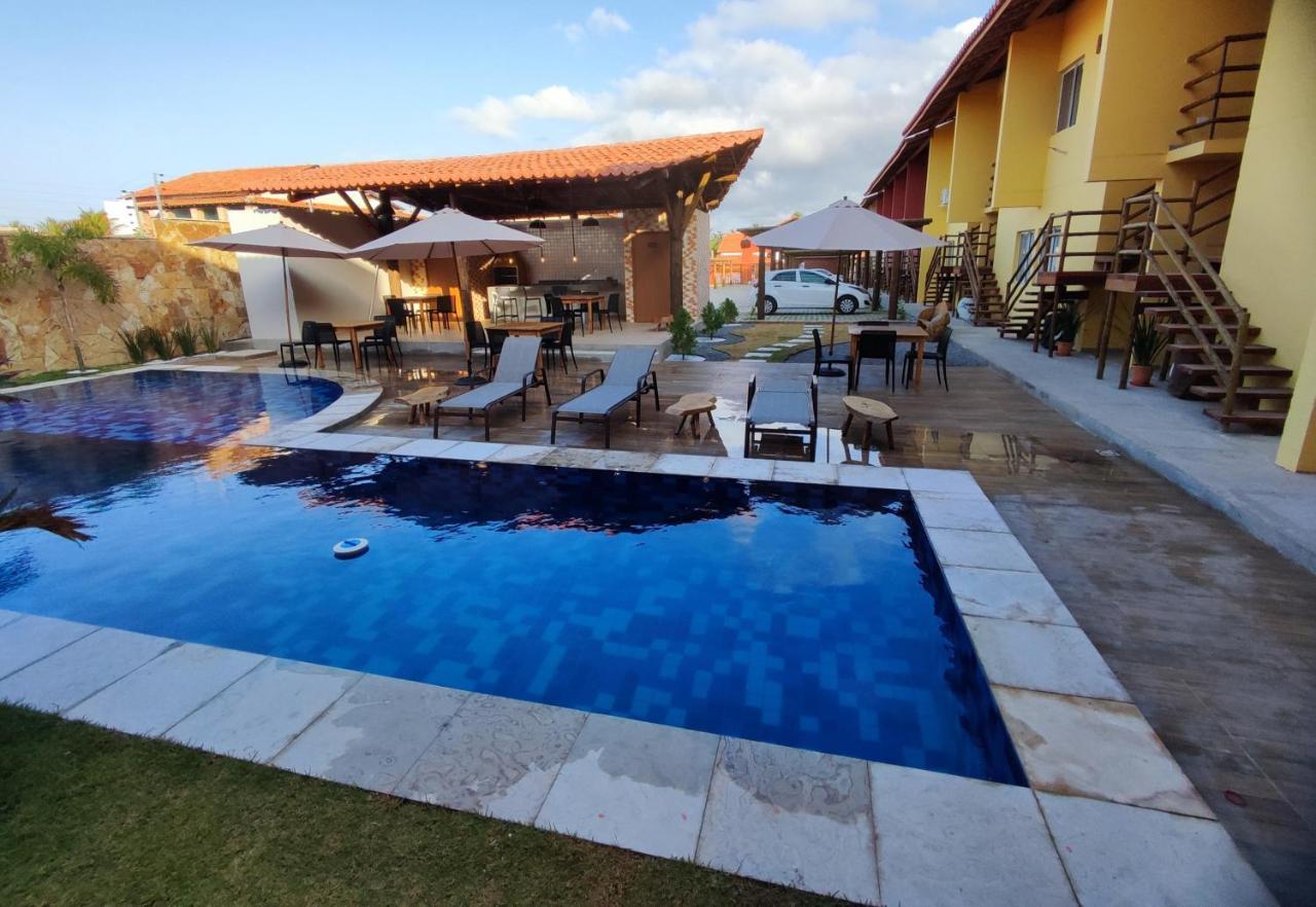 Casa Na Praia Com Piscina Luis Correia Bagian luar foto