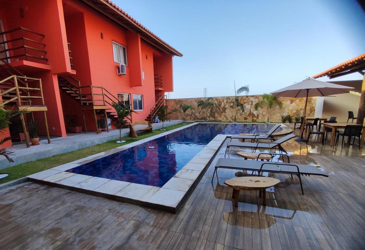 Casa Na Praia Com Piscina Luis Correia Bagian luar foto